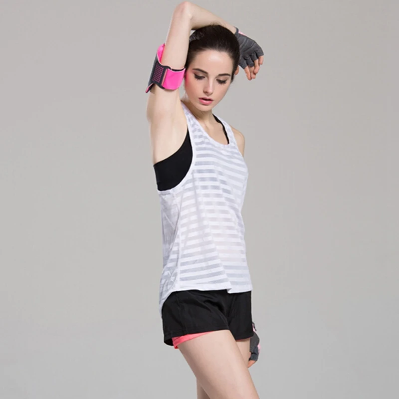 Женский полый спортивный жилет для йоги Быстросохнущий Топ тренажерного зала