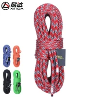 xinda parachute cord lanyard rope abseiling equipment outdoor rope for climbing cord mountaineering rope 12m dia 9 5mm 10 5 mm