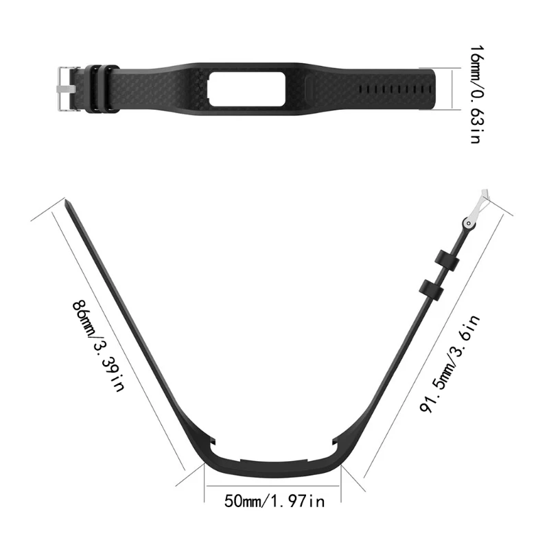 Новинка сменный мягкий силиконовый ремешок OOTDTY для наручных часов Garmin Vivofit 1