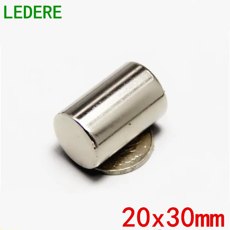 LEDERE 1 шт. 20x30 неодимовый магнит 20 мм * 30 Сильный редкоземельных магнитов x