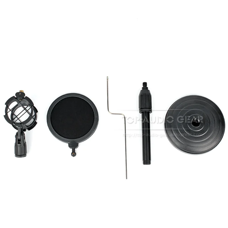 Настольный микрофонный Стенд + ударное крепление поп фильтр для SENNHEISER E614 E91 E 614 914
