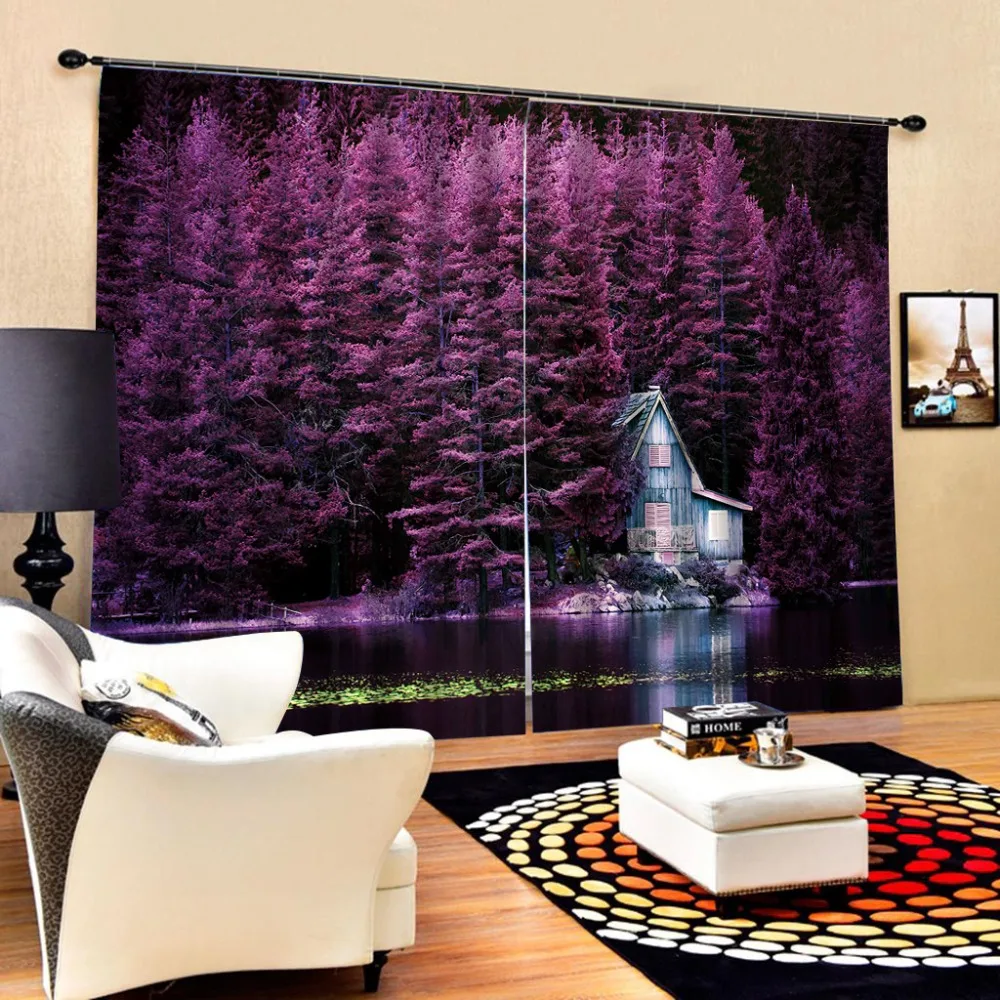 Розовые шторы индивидуальные размеры роскошные затемненные 3D оконные для