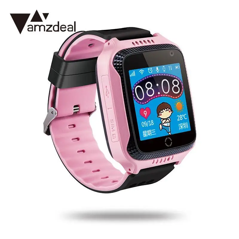 Amzdeal высокое качество 1 44 ''дюймовый смарт-часы трекер GPS SIM карта голосовой