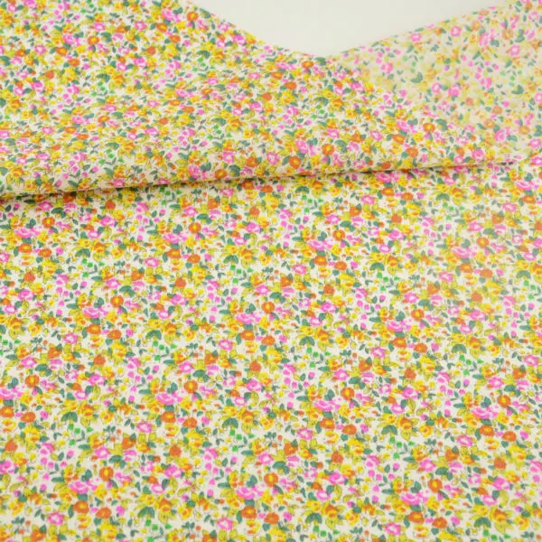 Тренировочная ткань для начинающих 100% хлопок милая с цветочным рисунком