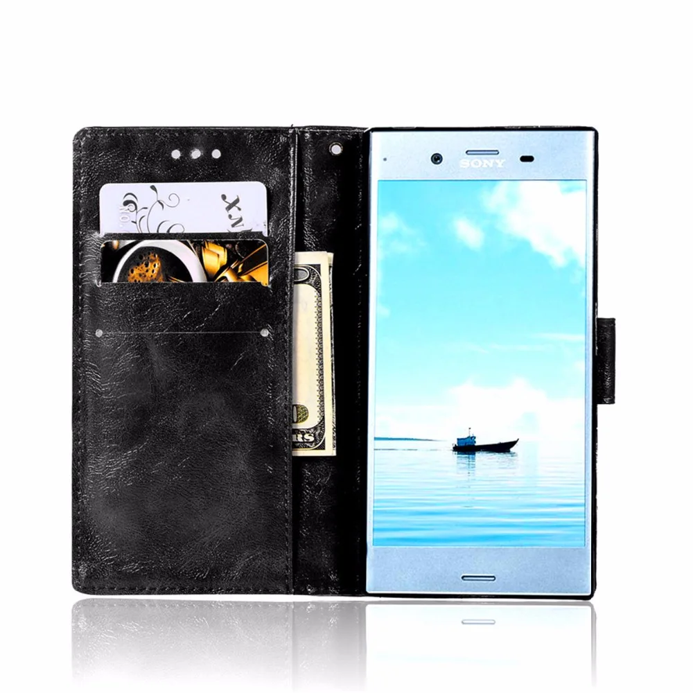 Модный чехол-кошелек для телефона Sony Xperia XZ F8332 / XZS G8232 чехол 5 2 дюйма в стиле ретро