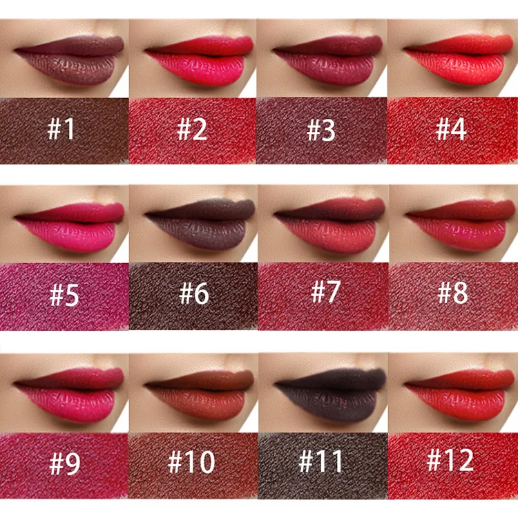 Matte Lipstick Wateproof Romantic May Lipstick Waterproof Long Lasting Matte Lip Cosmetic Beauty Make Lipstick Luxury Makeup