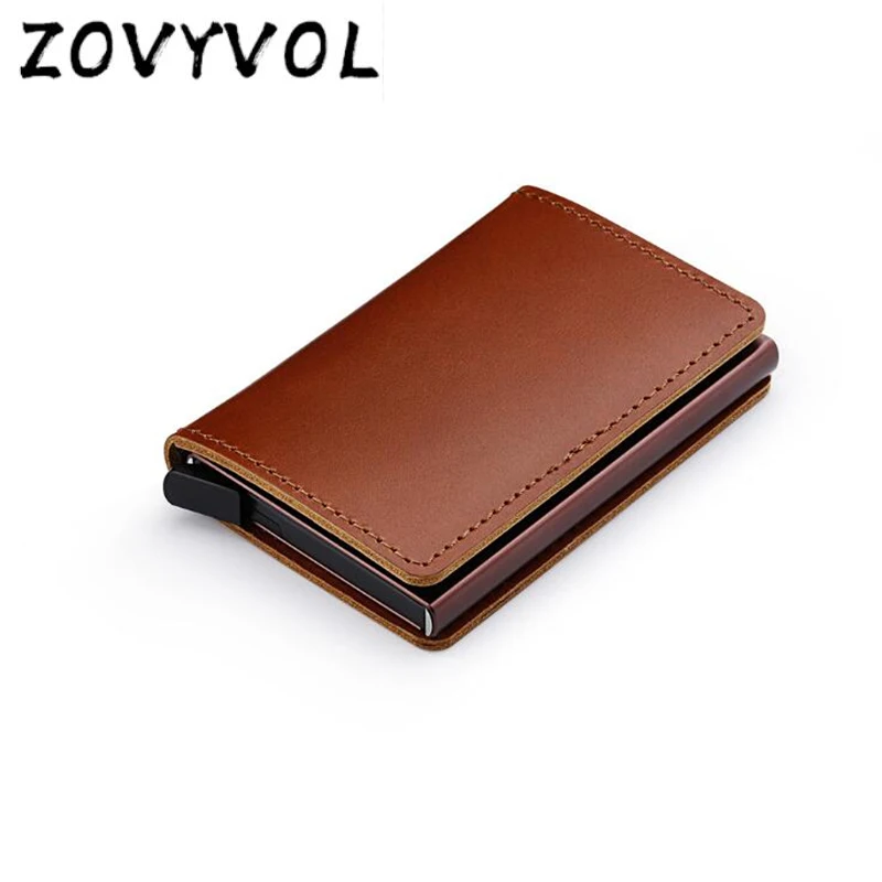 

ZOVYVOL Smart Rfid Wallet Credit Card Holder Business Card Pocket Cash Card Holder Passes Holder Metal Cardholder Protection