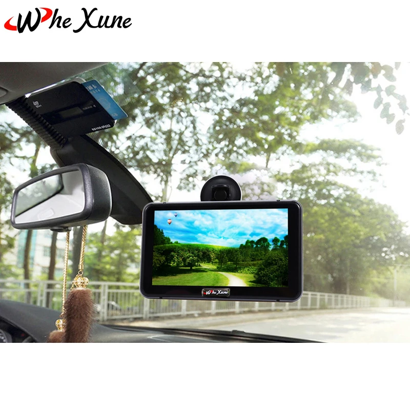 WHEXUNE Android 4.4 Car Tablet GPS Navigation 7 inch touch screen 1080P 170 Degree Wide Angle DVR Recorder Camera With WiFi FM | Автомобили