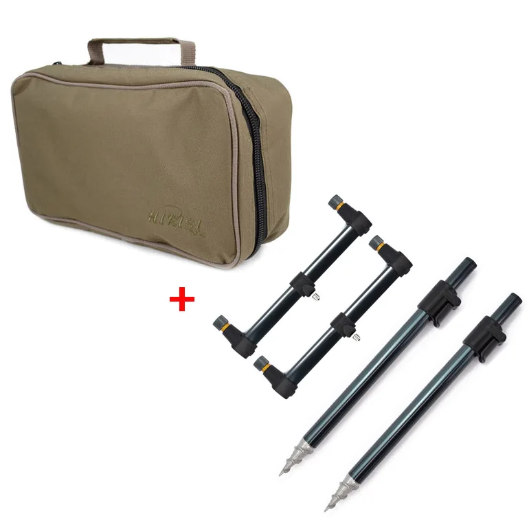 Сумки для ловли карпа, для Buzz Bar Carryall, багаж с банковскими палочками, Удочка Pod Bite Alarm, размер 20x33x10 см - Цвет: Bag with pod