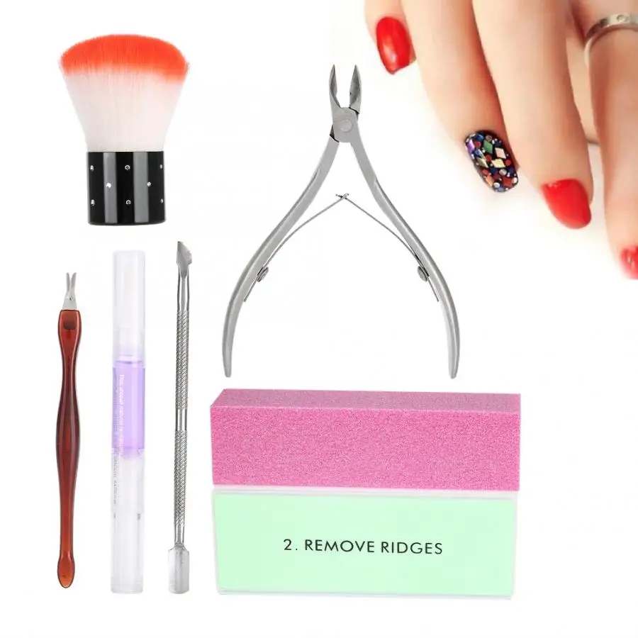 Профессиональный маникюрный набор инструментов для ногтей кутикулы Триммер