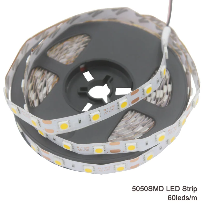 5M 5050SMD DC12V LED Strip Lamp + 1A Power Supply Transformer Remote Dimmer Controller +EU Plug 304 Switch Line | Лампы и освещение