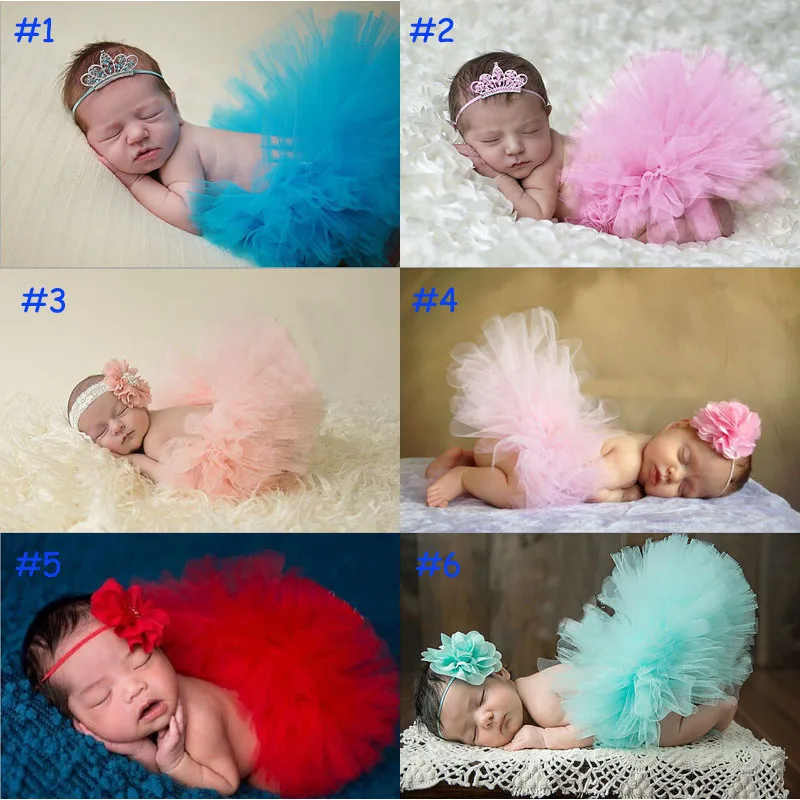 Винтажная юбка-пачка для новорожденных 6 цветов 2020 |