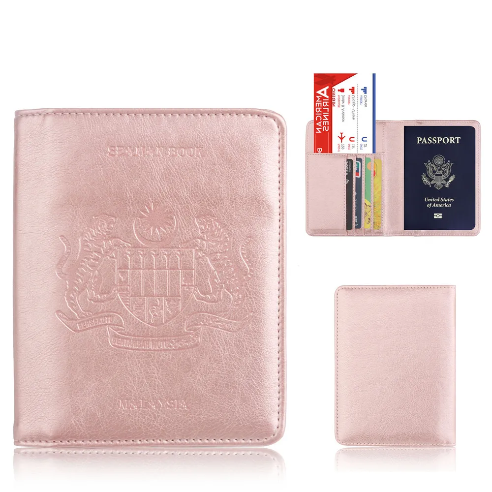 2019 rfid блокировка Обложка для паспорта сумка из ПУ кожи Модный Дорожный Чехол