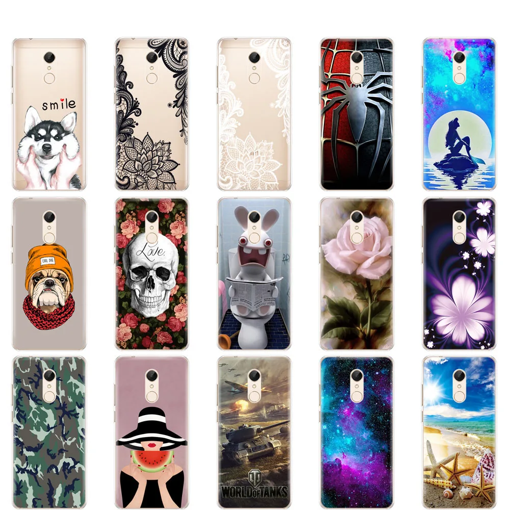 Силиконовый чехол для телефона Xiaomi Redmi 5, 5,7 дюйма, Xiaomi Redmi 5 Plus, 5,99 дюйма, чехлы для hongmi Redmi 5 plus, Мягкий ТПУ