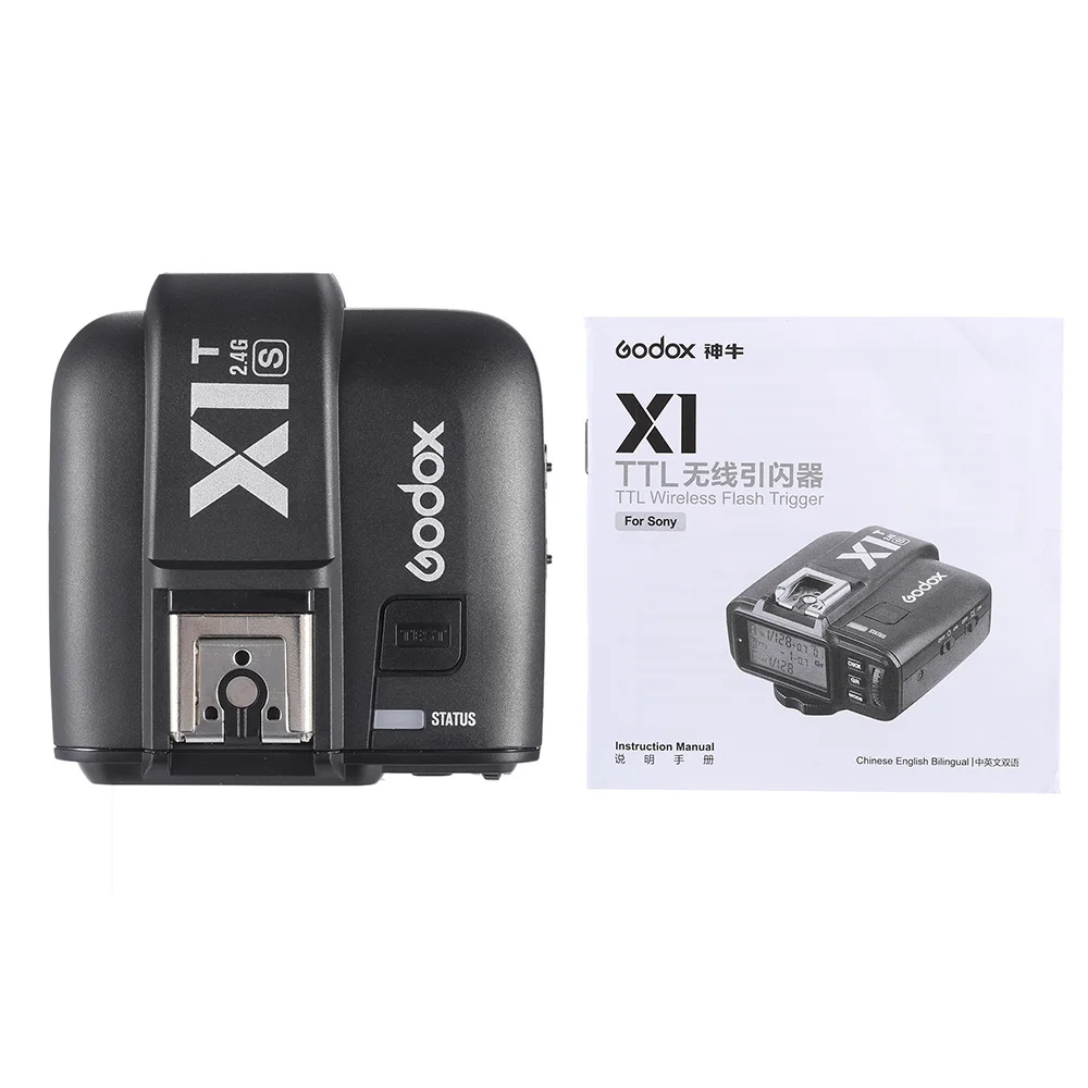 

Godox X1T-S TTL 1/8000S HSS Remote Flash Trigger Transmiiter 2.4G Wireless X System for Sony a77II/a7RII/a7R/a58/a99/ILCE6000L