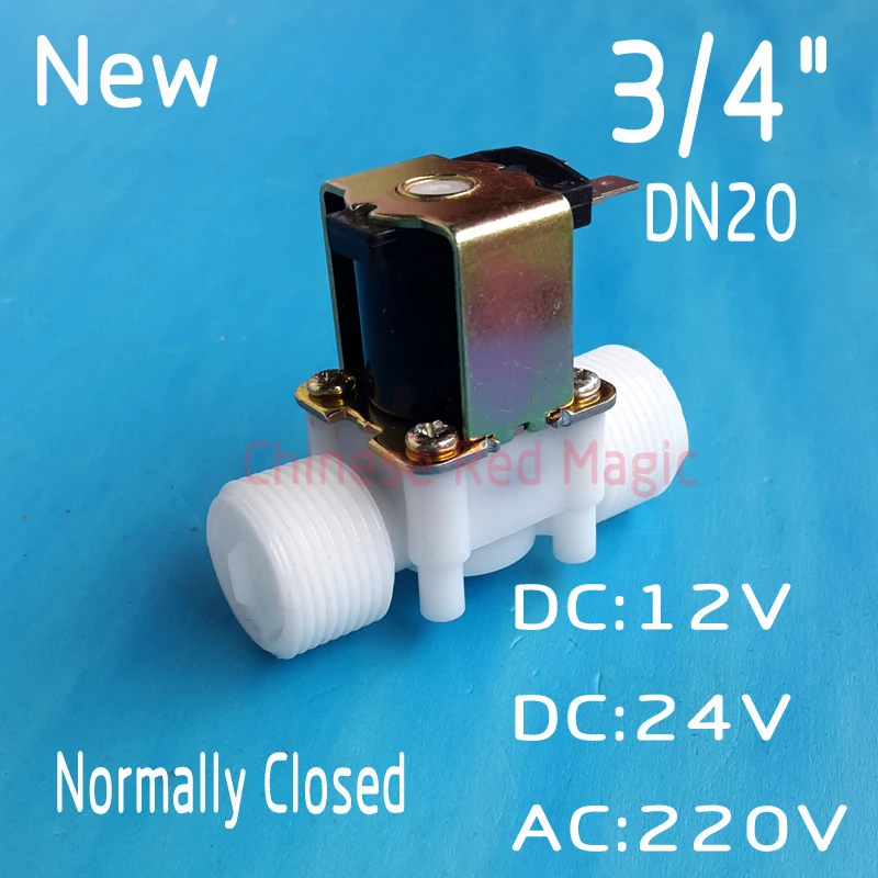 Соленоидный клапан катушка 3/4 &quot постоянный ток 12 В 24 или AC220V Электрический