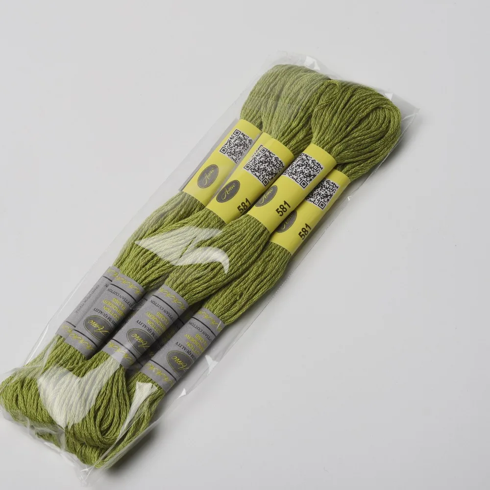 447 DMC Цвета 12skeins 8 м (8.7yds) двойной Мерсеризованный хлопок мулине Вышивка крестом 6