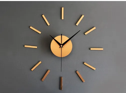 Высококачественные настенные часы с металлической текстурой сделай сам модные