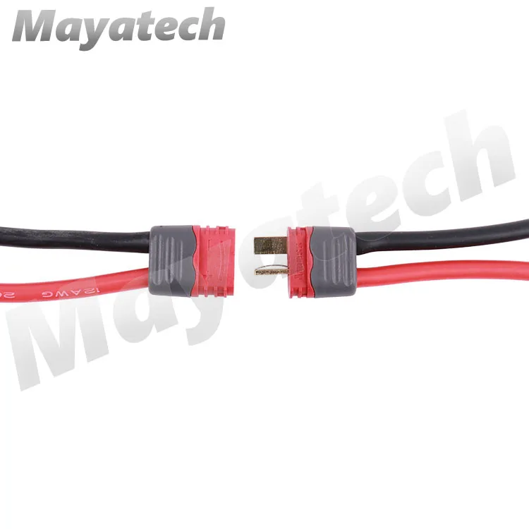 Amass Новый AM1015E скользящая обшивка T вилка Deans Разъем для RC Lipo батареи 40A высокая