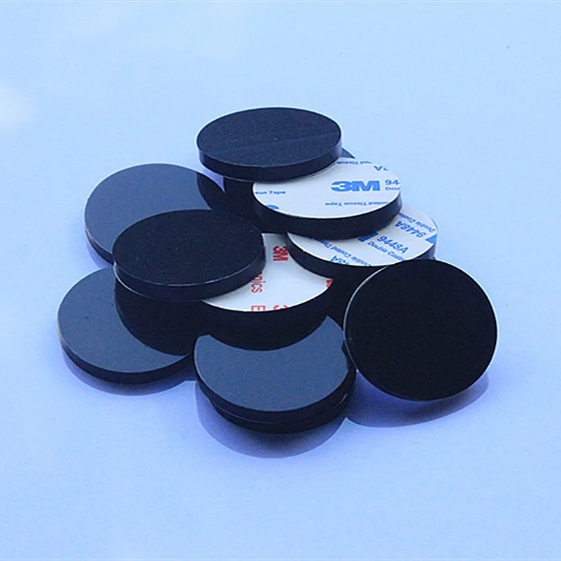 

10pcs 20*3mm and 10pcs 20*5mm black anti slip silicone rubber bumper damper shock absorber 3M self-adhesive silicone feet pads