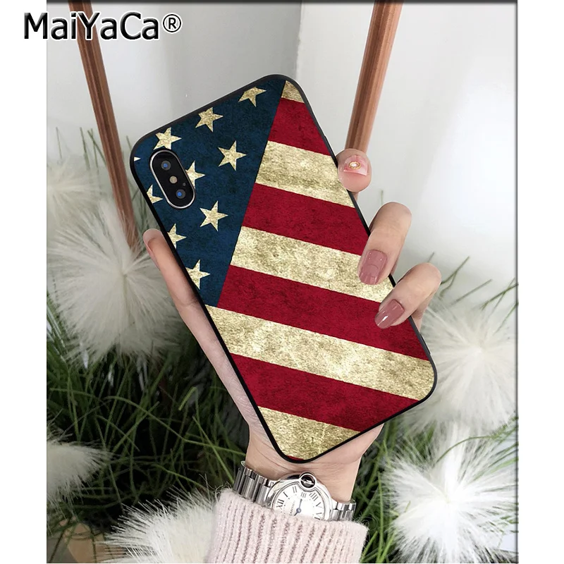 A7 MaiYaCa США Америка Канада Мексика Флаг клиента высокое качество чехол для телефона для Apple iPhone 8 7 6 6S Plus X XS MAX 5 5S SE XR крышка - Цвет: A7