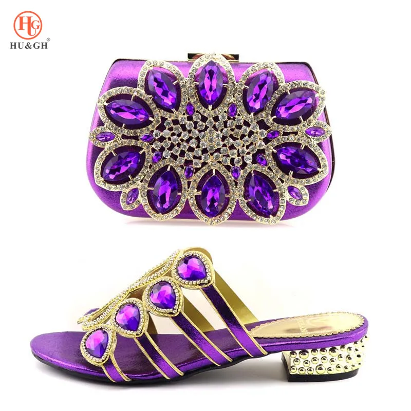 Новинка 2020 Итальянские женские туфли и сумки Красного кораллового цвета