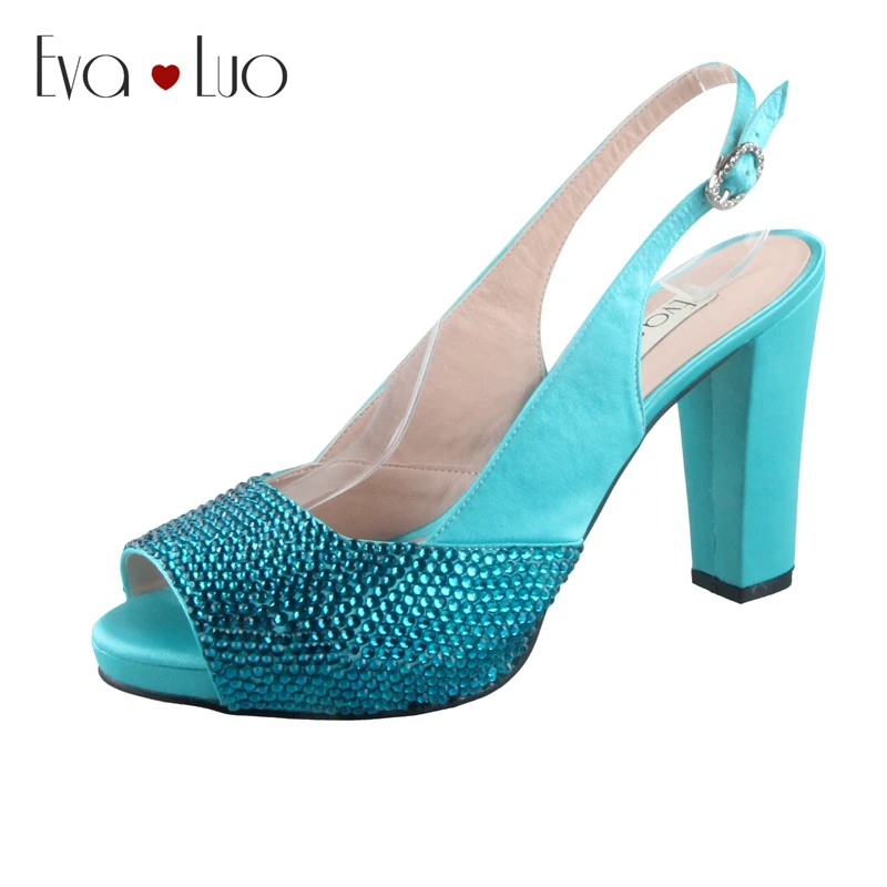 CHS706/женские туфли на квадратном каблуке с ремешком пятке украшением в виде