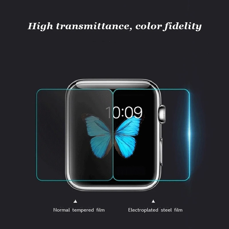 2 шт 2.5D 9H закаленное стекло для Apple Watch Series 1 3 4 38 42 40 44 мм Защитная пленка стекла Iwatch |