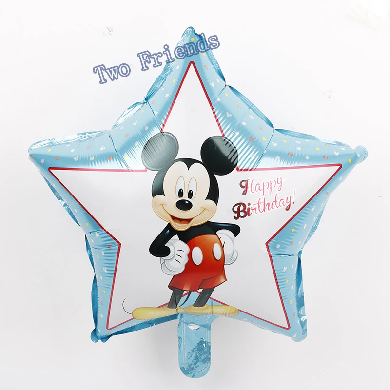 18S01402 45x45cm 1 шт Микки Минни фольгированные шары День рождения украшения детский душ мальчик девочка Globos Микки Минни принадлежности для тематической вечеринки баллон - Цвет: 18S01402 45x45cm