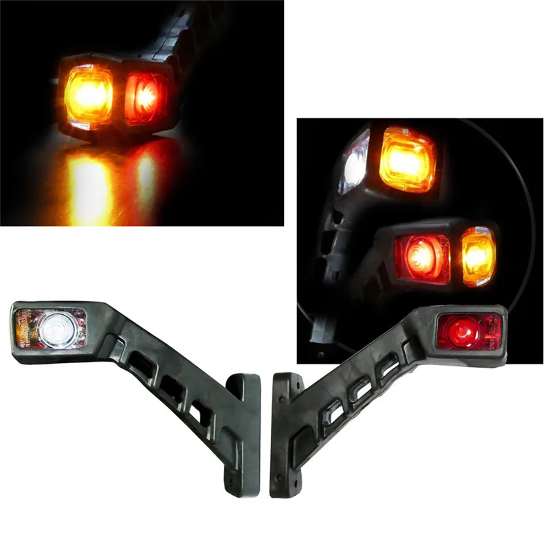 1 шт 12 V 24 SMD светодиодный боковые габаритные огни стебель контур лампа индикатор