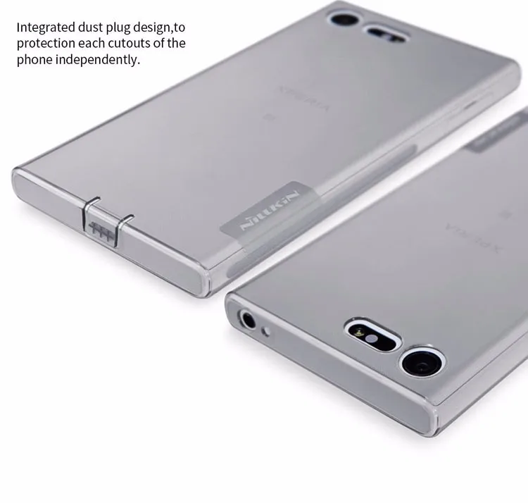 Чехол Nillkin для sony Xperia X Compact, прозрачный ТПУ силиконовый чехол для sony Xperia X Compact F5321, задняя крышка