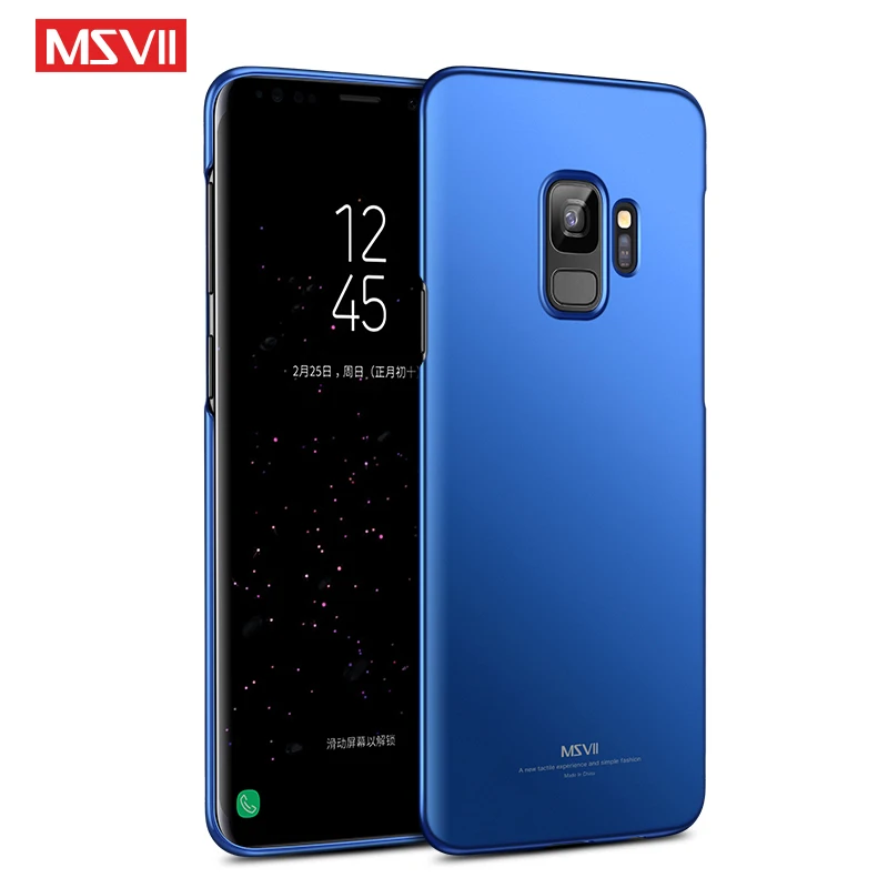 Для samsung Galaxy S9 чехол Msvii Тонкий матовый для Plus Чехол Жесткий PC s |
