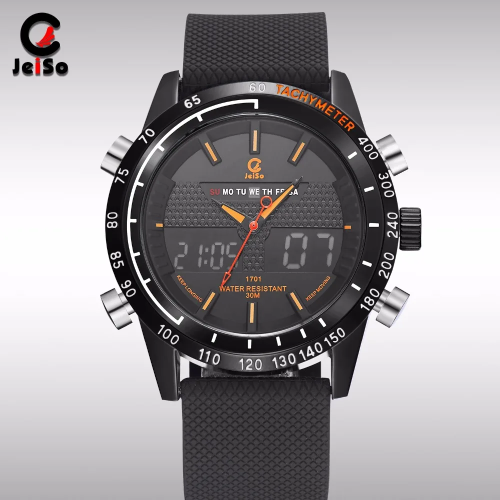 Новый кварцевые часы масштаба большой циферблат мужчин спортивного сплава