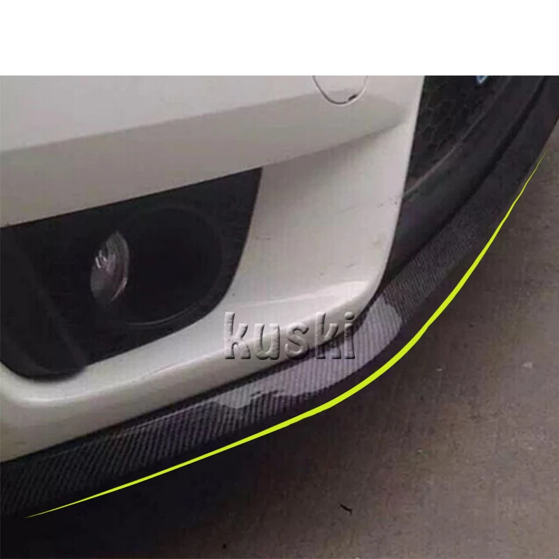 Автомобильные наклейки 2 5 м автомобильный передний спойлер для Audi A3 8P 8V A4 B8 B6 B7 A5 A6