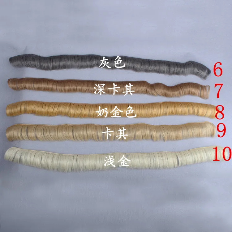 Парик для кукол BJD SD OB 10 шт./лот 100 1/3 1/4 5 см * 1/6 | Игрушки и хобби