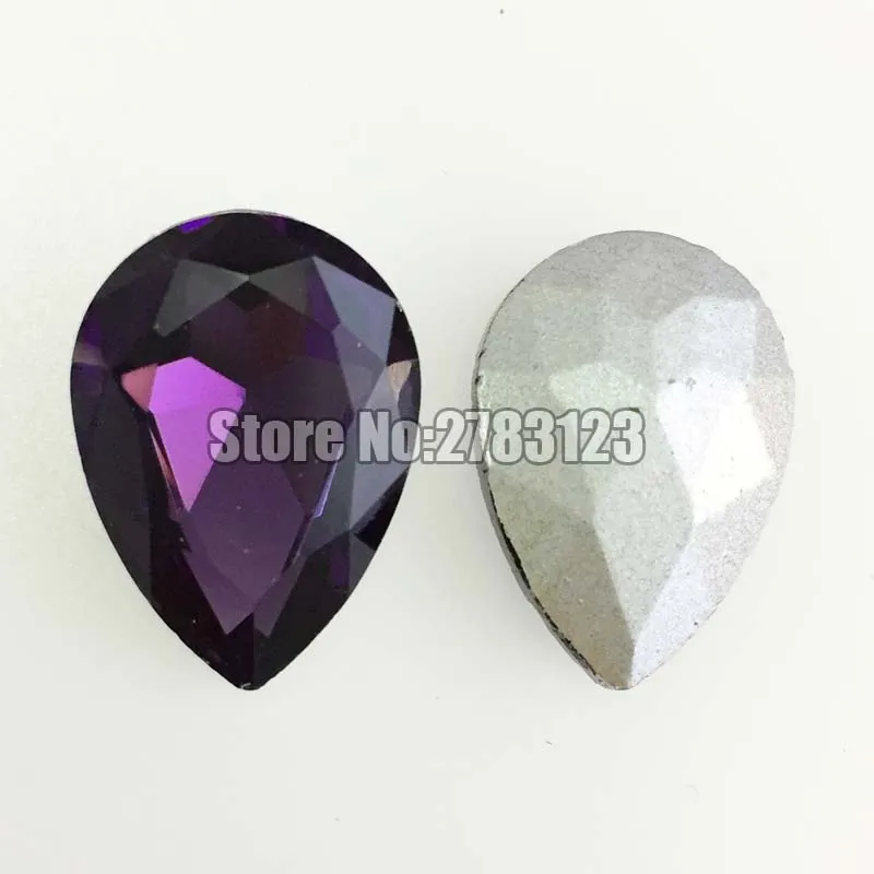 Factory sales DR deep purple pointback good quality AAA+ Glass Crystal loose rhinestones Nail/ clothing accessories SWSP015 | Дом и сад