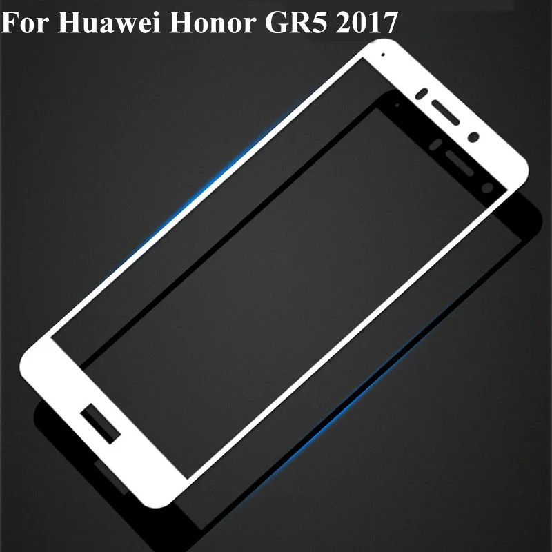 Ультратонкое закаленное стекло 9H золотого цвета для Huawei Honor GR5 2017 GR52017 полное