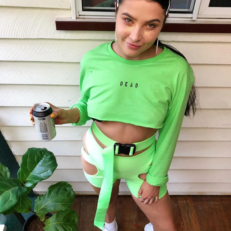 2019 сексуальные бандажные женские леггинсы модные открытые короткие пояса с