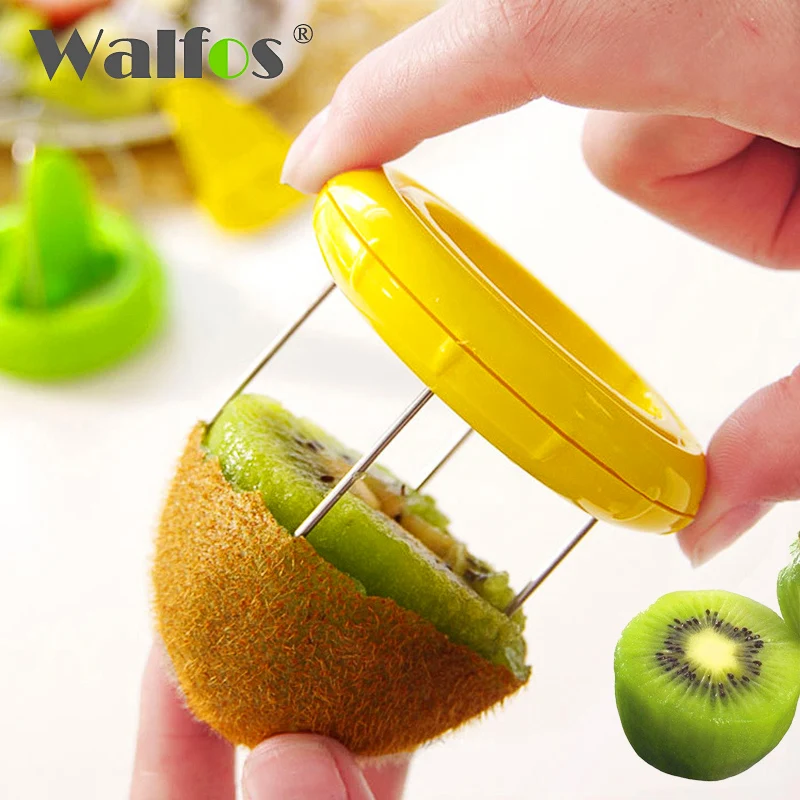 WALFOS 2 в 1 Kiwi Descascador Cortador de Ferramentas Criativas Cozinha Frutas|Овощечистки и ножи для цедры| |