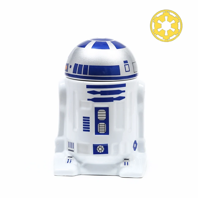 Звездные войны кофейные кружки R2-D2 чашки и кружки с крышкой Прохладный знак творческий посуда для напитков