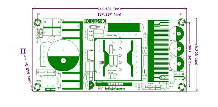 Ac-dc 12 V 8A 24 V 6A 24 V 12.5A Isolated изолированный переключатель питания модуль понижающий преобразователь понижающий модуль 100 W 150 W 300 W