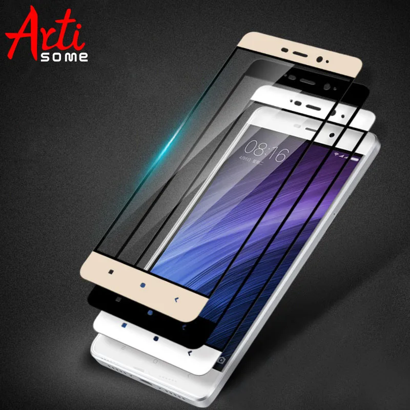 2.5D изогнутые Защитные пленки для экрана Xiaomi Redmi 4 Pro из закаленного стекла премиум