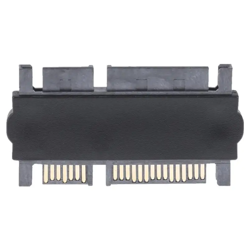 Черный Высокоскоростной Переходник типа папа 500 Мбит/с 7 + 15 штырьков адаптер HDD