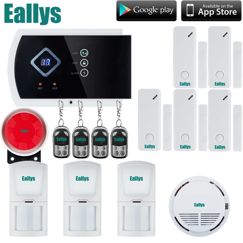 Беспроводная Проводная GSM сигнализация с сенсорной клавиатурой для ANDROID|detector