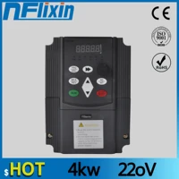 220v 4kw frequency inverter variable frequency converter for water pump and fan blower220v 1 phase input 3 phase ac drives