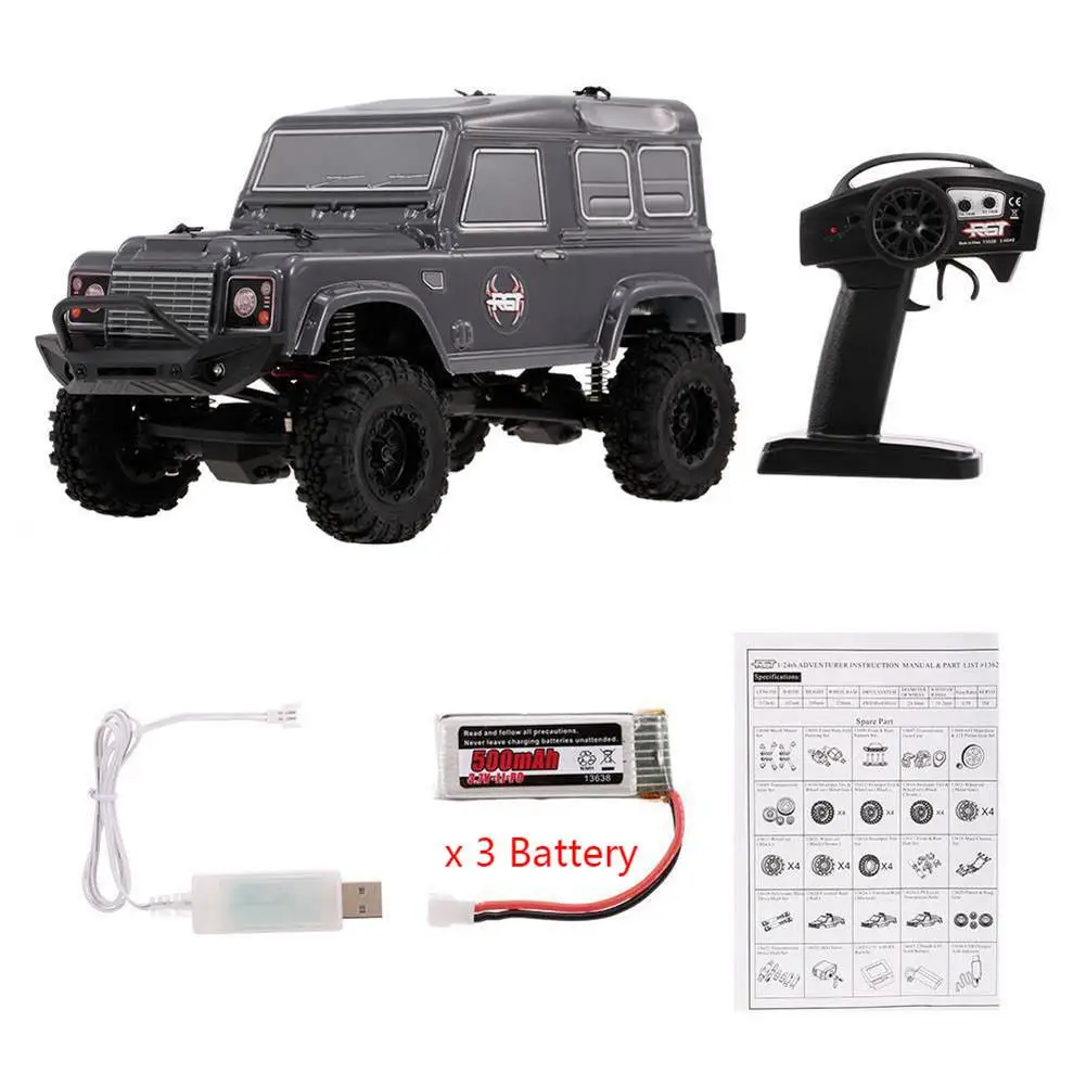 RGT 1/24 2 4 г 4WD 15 км/ч RC Рок Гусеничный Монстр багги HSP автомобиля детские игрушки