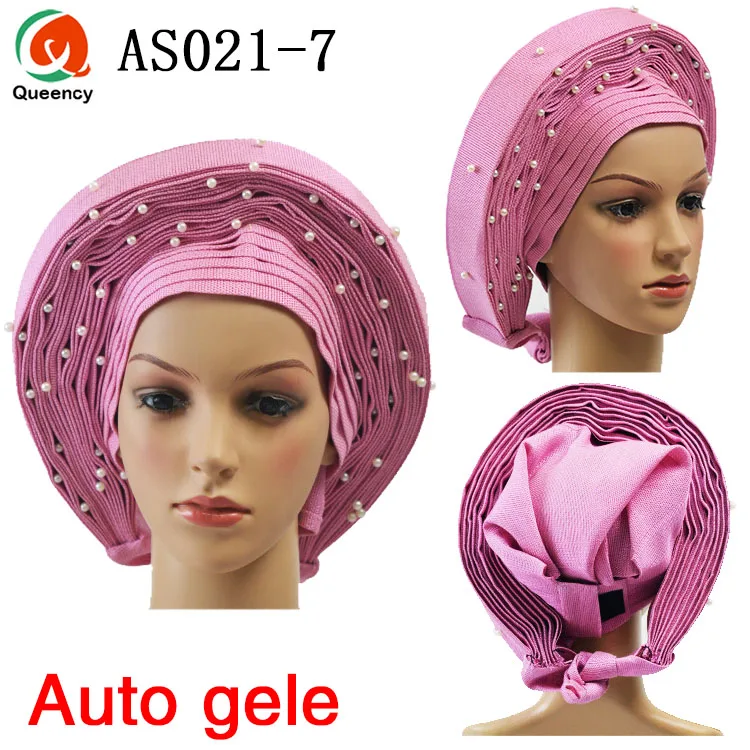 Queency африканские готовые женские Aso oke авто геле головной убор для свадьбы