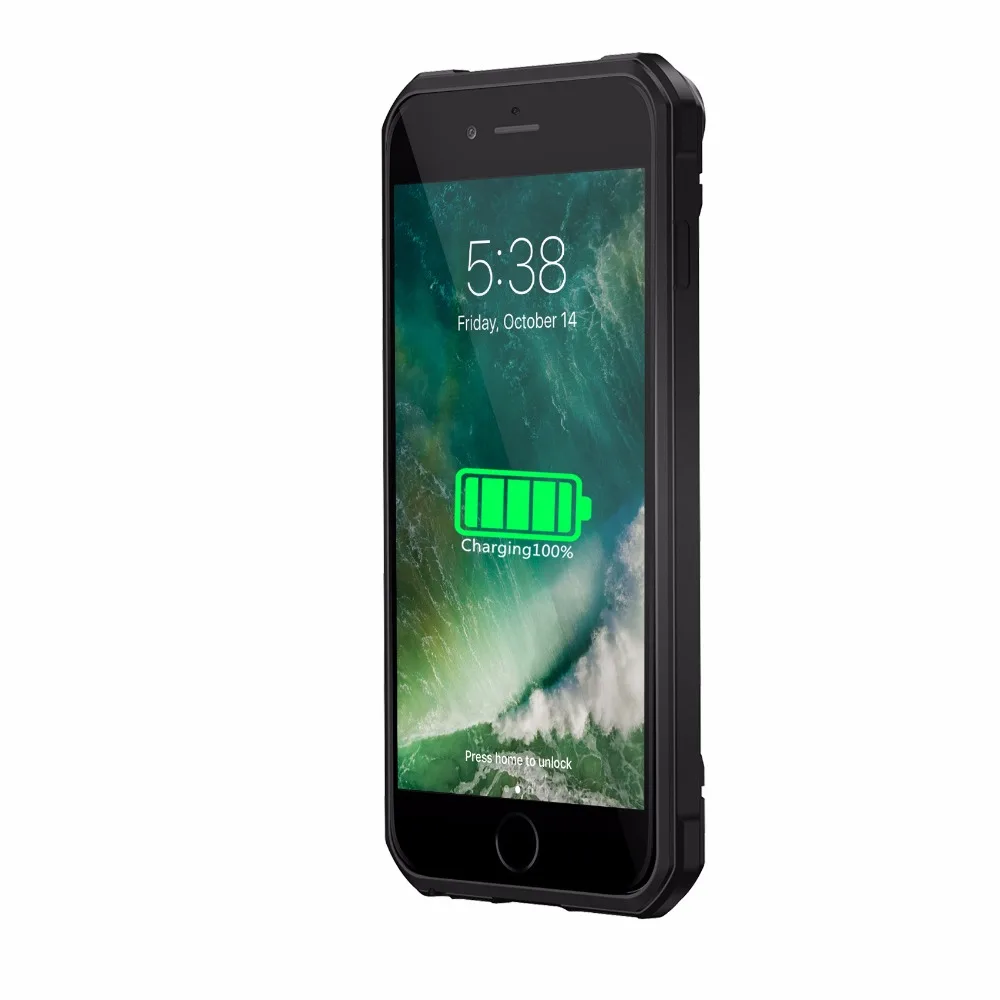 3000 мАч для iPhone 6 6S 7 Батарея Чехол Smart Зарядное устройство Anti Dodge пыли и влаги