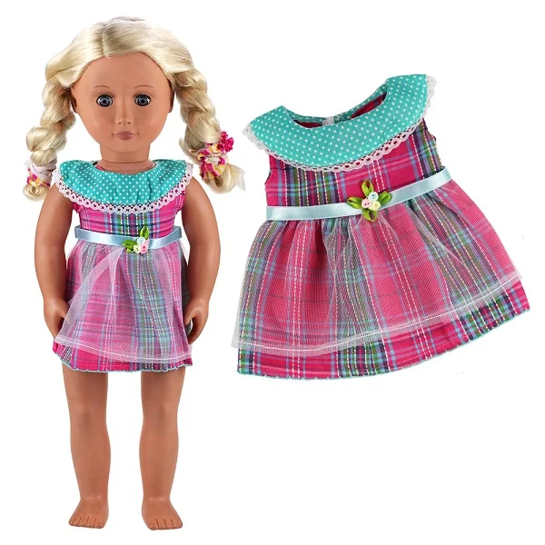 No Doll Горячая Распродажа, модные кукольные аксессуары ручной работы, 43 см, одежда для маленьких кукол, 18 дюймов, американская девочка, сделай сам, игрушки, подарок для детей на день рождения - Цвет: No Doll