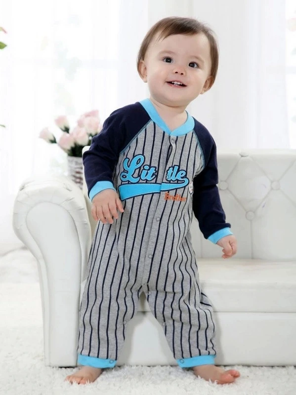 2018 New Winter Cotton Baby Clothes Girls Long Sleeves Bodysuit Boy Jumpsuit 9 colors 1 pcs Free shipping HB002 | Детская одежда и